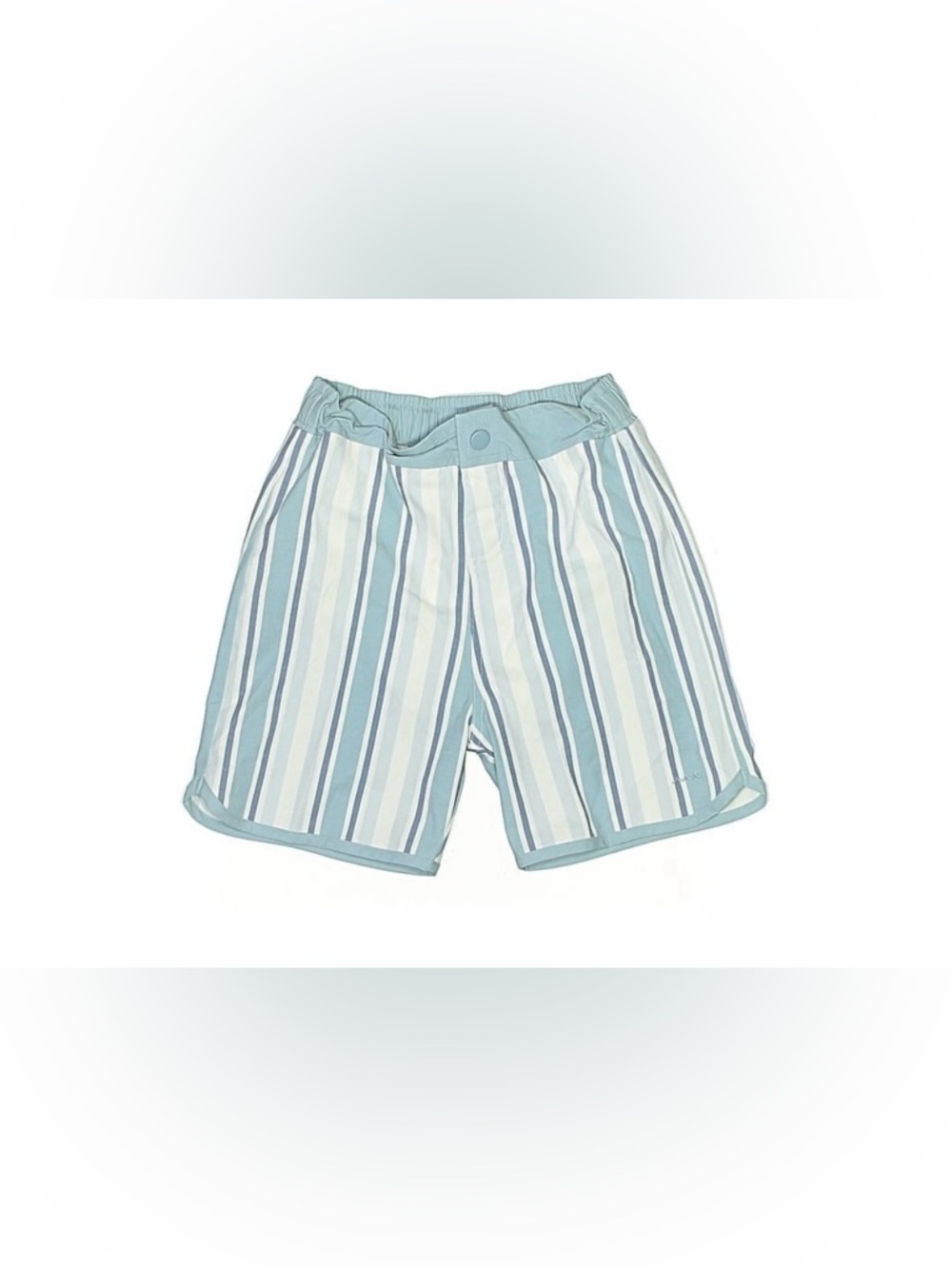 Minnow boys freshwater stripe board shorts, size 9/10 EUC